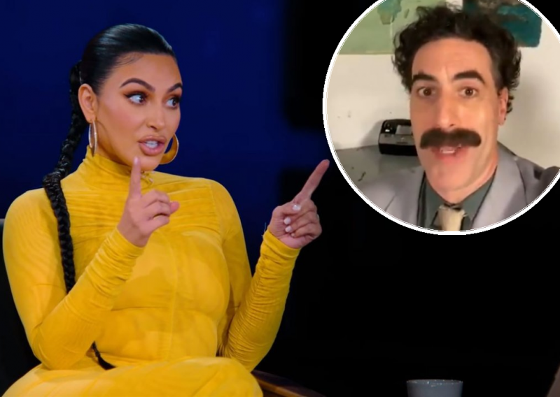 Kim Kardashian se hvali: 'Dobila sam rođendansku čestitku od Borata'