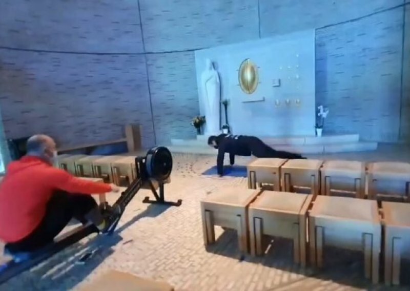 Policija prijavila Marija Valentića i Šimuna Cimermana zbog vježbanja u crkvi