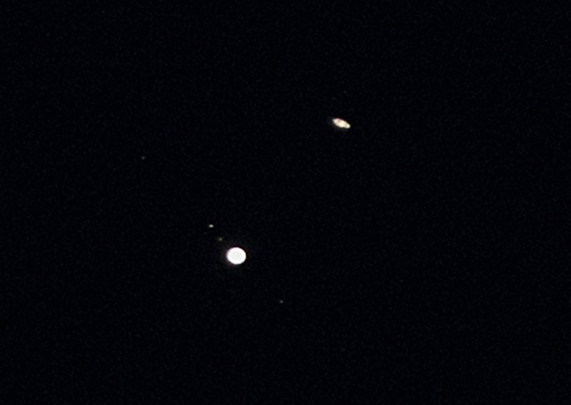 [FOTO] Nebeski ples Jupitera i Saturna: Počinje udaljavanje plinovitih orijaša