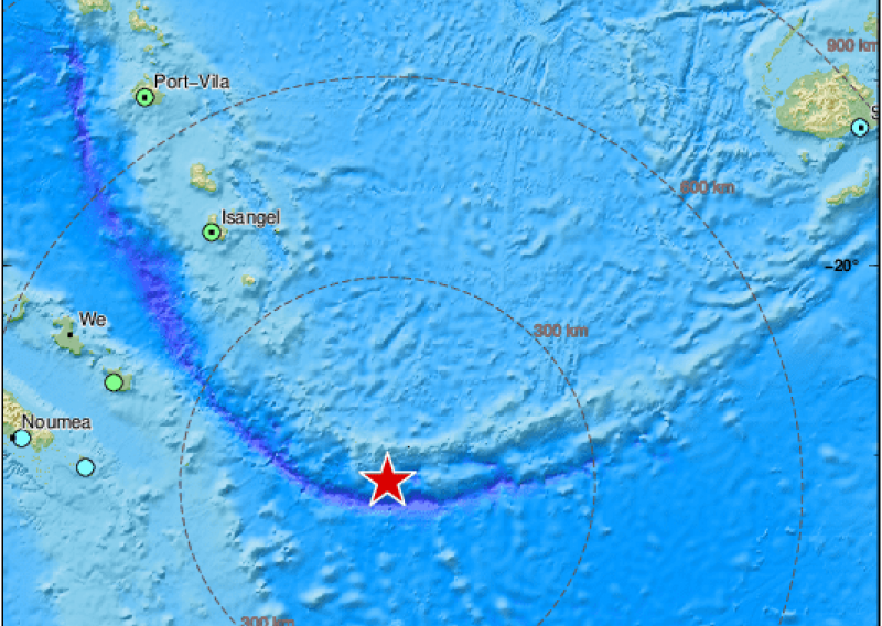 Potres magnitude 7.2 pogodio područje između Fidžija i Australije, izdano upozorenje za tsunami