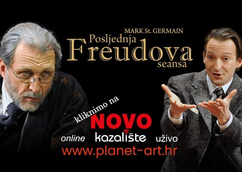 Vodimo vas na predstavu 'Posljednja Freudova seansa' uživo i online