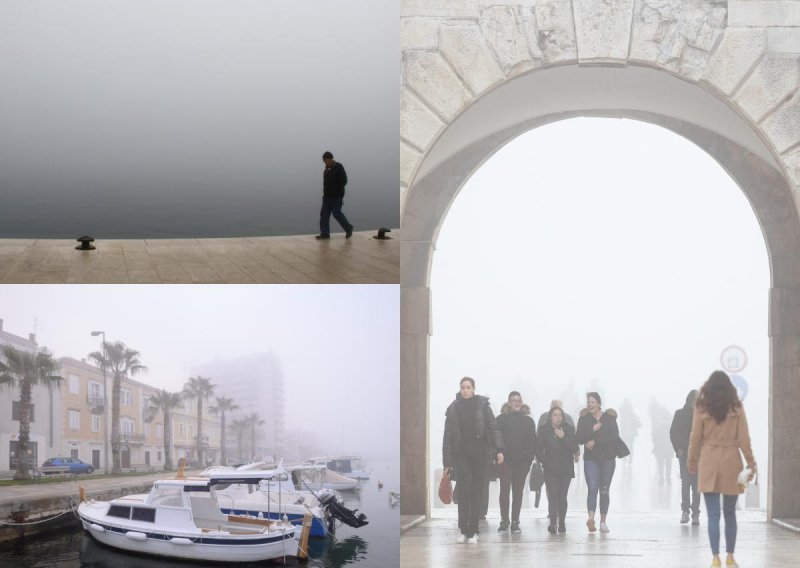 Gusta morska magla 'progutala' Zadar, Šibenik, Makarsku...Kako nastaje ovaj zanimljiv fenomen i zašto je ove godine iznenadio?