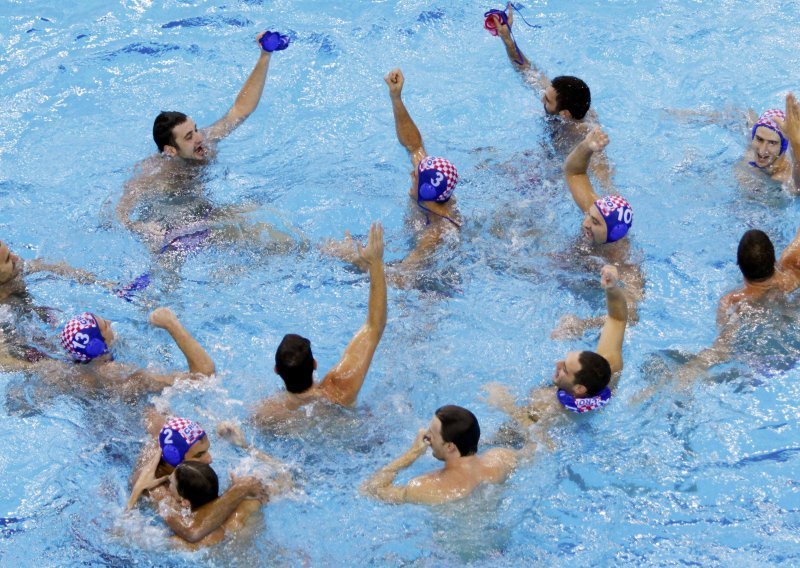 Croatian water polo team takes third medal in a row