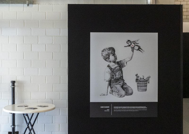 Banksyjev 'Game Changer' prodan za vrtoglavih 20 milijuna eura, novac ide zdravstvenoj službi