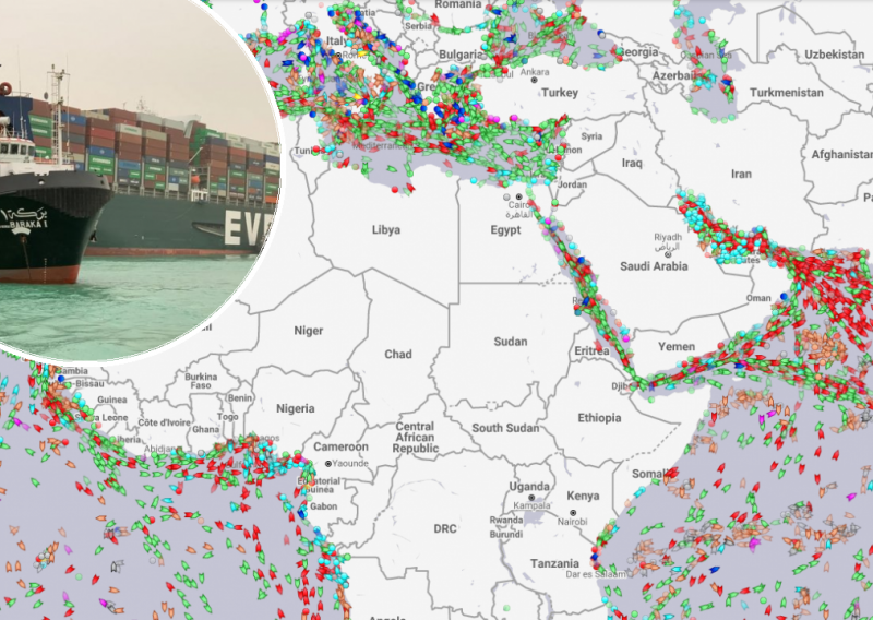 Nastavlja se agonija u Sueskom kanalu: On je poput ogromnog nasukanog kita...Ne možemo isključiti da će trebati nekoliko tjedana