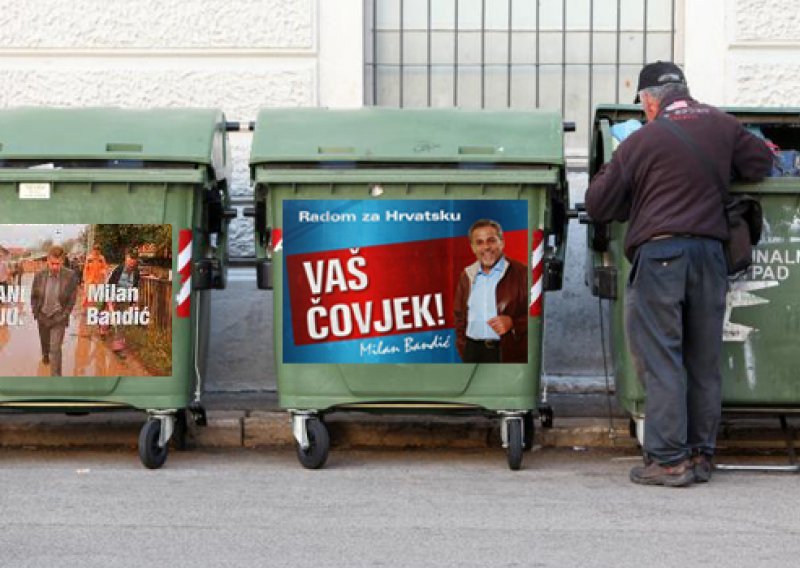 Bandić dao partneru Sanje Duggan da postavlja reklame na koševe za smeće