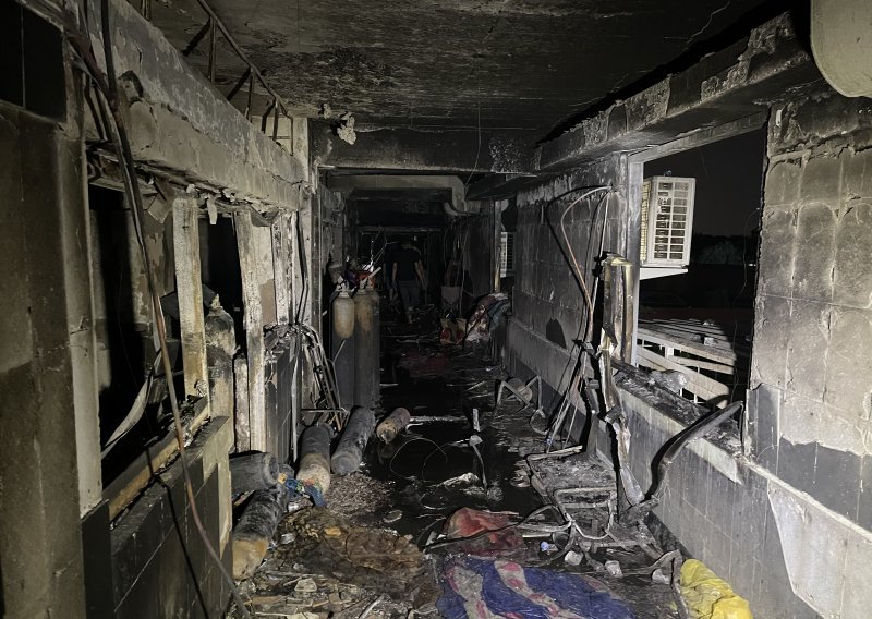 [FOTO] U požaru u bagdadskoj bolnici umrlo najmanje 82 ljudi: 'Ovo je zločin protiv Covid pacijenata'