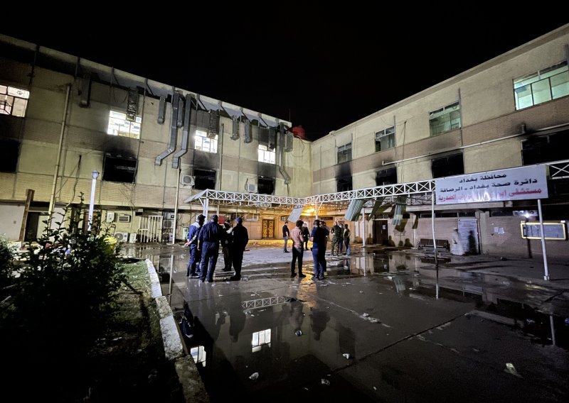 [FOTO] Suspendiran ministar zdravstva nakon katastrofalnog požara u bagdadskoj bolnici