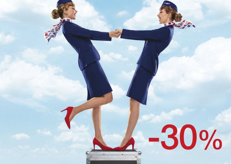Letite Croatia Airlinesom uz 30% popusta na sve aviokarte!