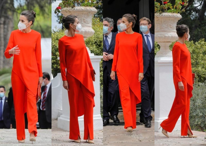 Ni ona ne može odoljeti Zarinim krpicama: Jedna od najbolje odjevenih kraljica plijenila elegancijom u narančastom kompletu