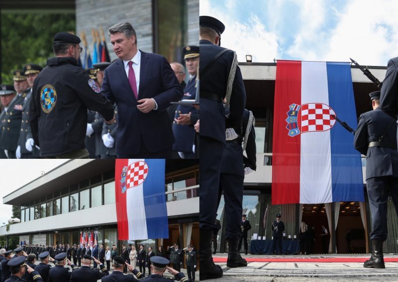 [FOTO] Na Pantovčaku prijem i odlikovanja za 30. rođendan Hrvatske vojske, Milanović poručio: Drukčiji smo i posebni. Katkad neshvaćeni i povrijeđeni...Ali, baš nas briga