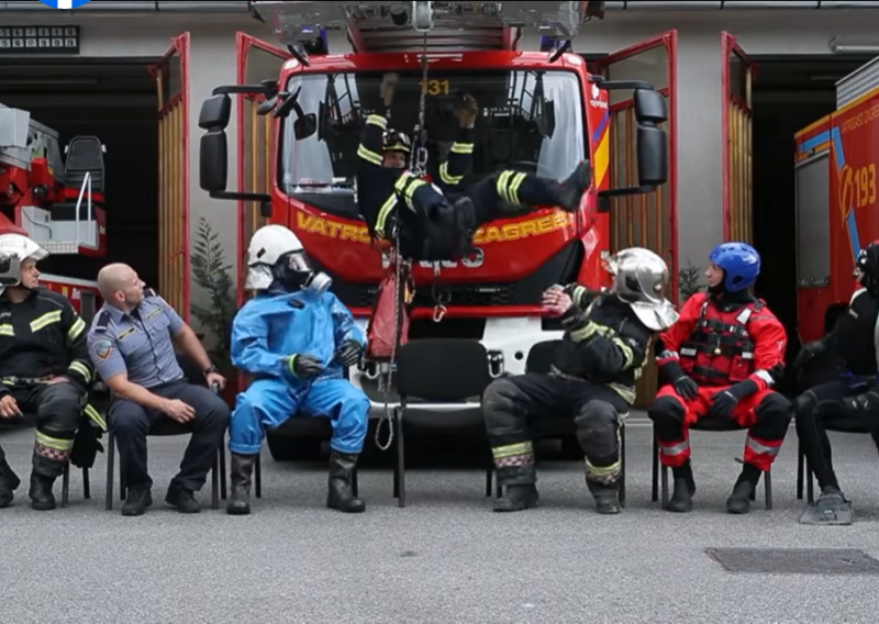 [VIDEO] Zagrebački vatrogasci pokazali zašto su veličanstveni i kao navijači, pogledajte ovu podršku Vatrenima