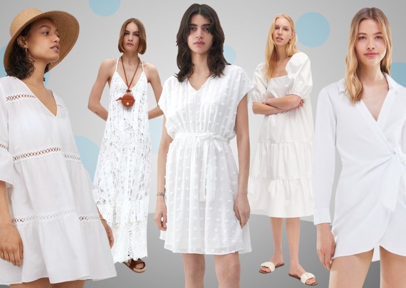 Modni klasik: Bijele haljine nosit ćete svako ljeto, a pronašli smo najljepše od njih