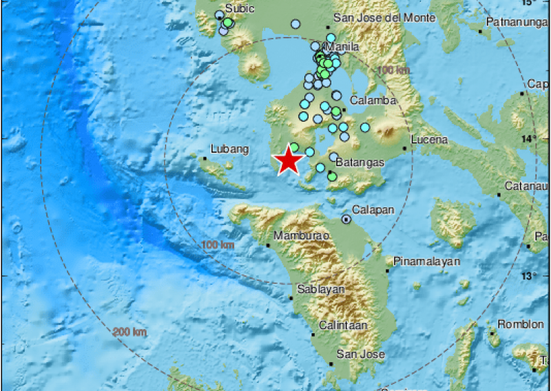 Filipine pogodio potres jakosti od čak 6,7 stupnjeva po Richteru