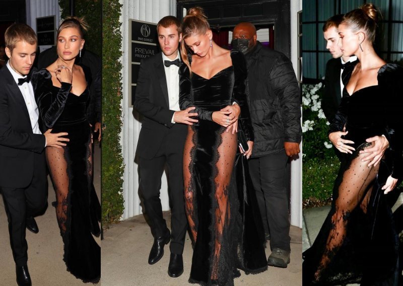 Nosi li Hailey Bieber išta ispod haljine koja ne trpi donje rublje? Zahvaljujući njenom brižnom suprugu nećemo to doznati