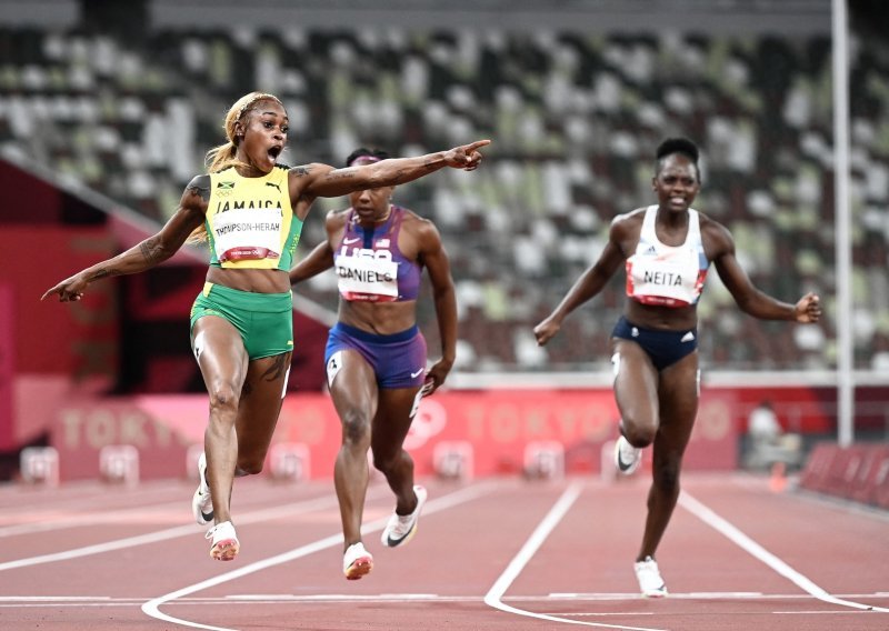 Fantastična Jamajčanka osvojila zlato istrčavši drugi najbolji rezultat svih vremena na 100 metara, a srušila je i 33 godine stari olimpijski rekord