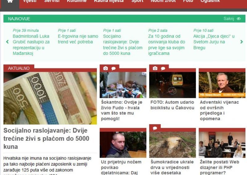 eMedjimurje s najviše stvarnih čitatelja najčitaniji portal SZ Hrvatske