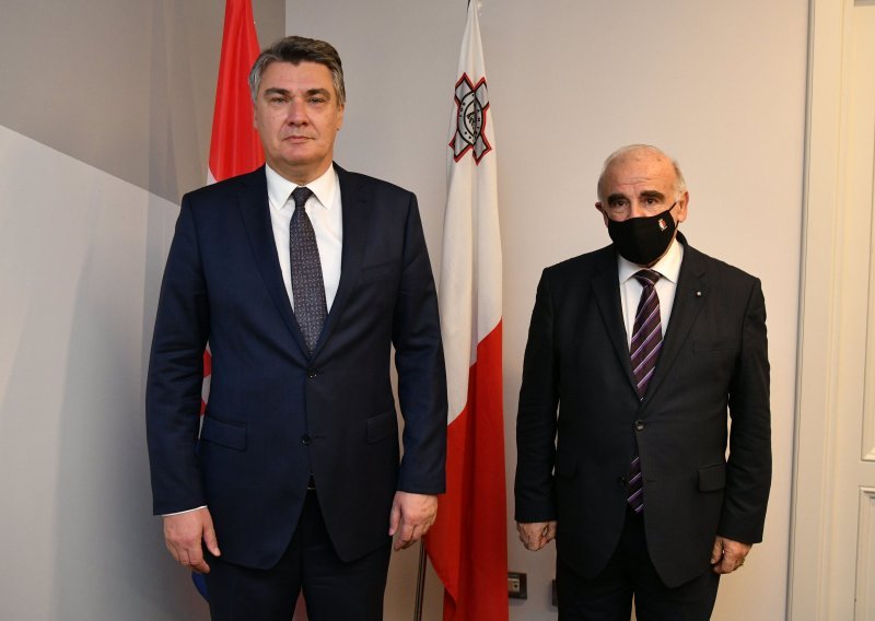 Milanović se sastao s predsjednikom Malte u Rimu
