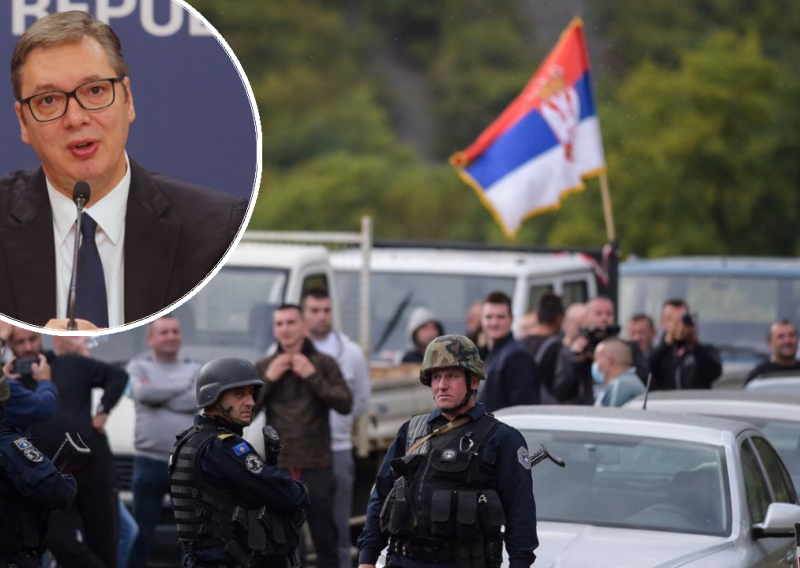 [FOTO] Ponovno zakuhalo na Kosovu, Vučić traži povlačenje kosovske policije: 'Ne možete tako razgovarati sa Srbijom'
