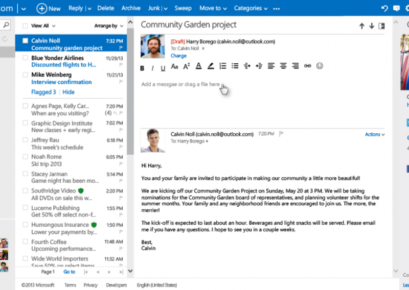 Outlook.com dobio hrpu novih mogućnosti