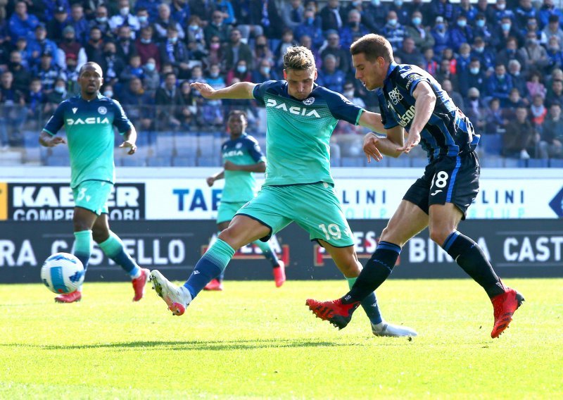 [FOTO] Hrvatski reprezentativac Mario Pašalić upisao asistenciju za Atalantu, ali to nije bilo dovoljno za pobjedu protiv Udinesea