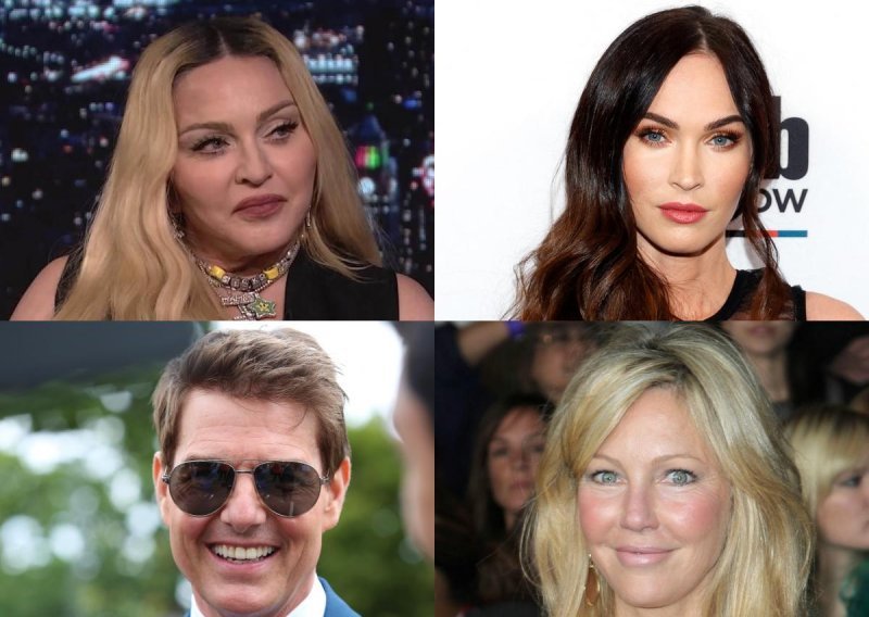 [FOTO] Što se dogodilo s licima Toma Cruisea, Megan Fox, Victorije Beckham i Madonne? Iako negiraju estetske zahvate, fotografije ipak govore drugačije