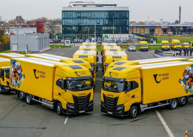 Vozni park Hrvatske pošte pojačan s 14 novih kamiona, koštali su 12,5 milijuna kuna