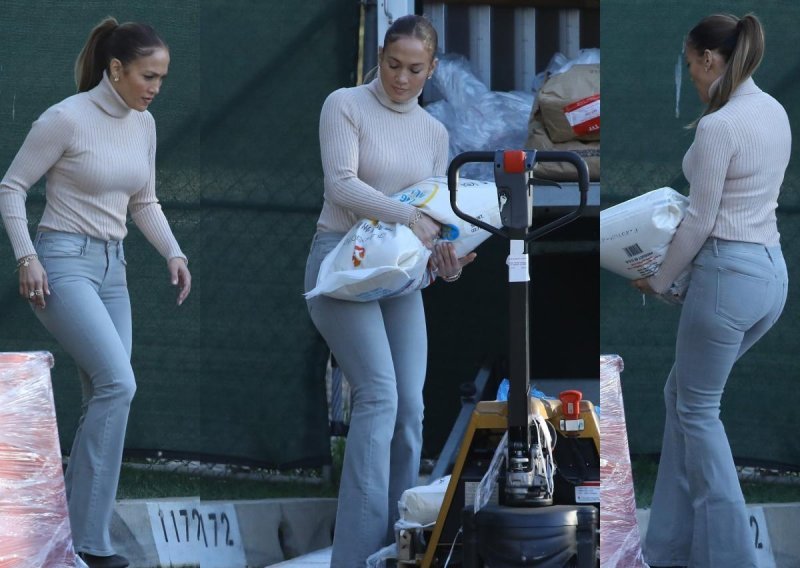 Prizor za pamćenje: Jennifer Lopez u štiklama nosi vreće