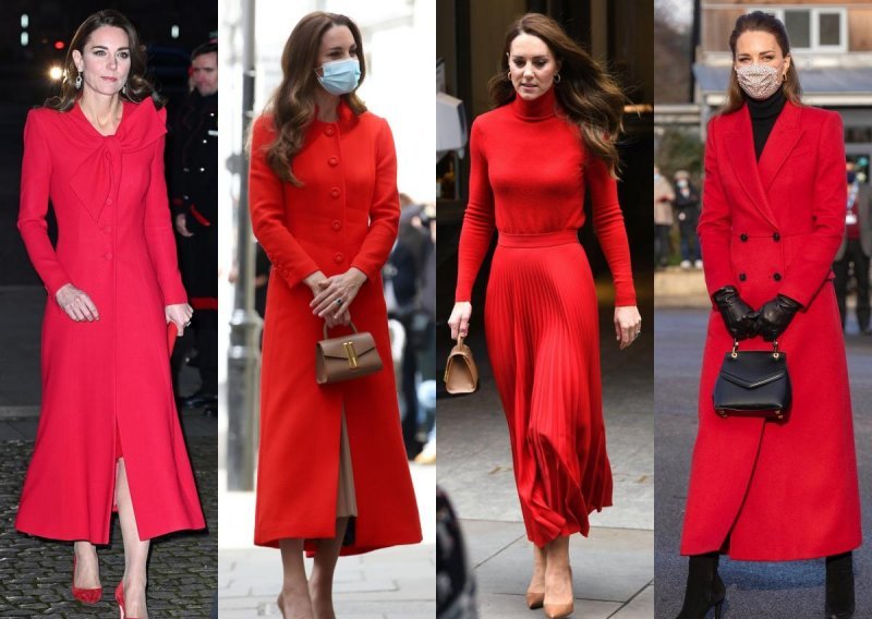 Boja kojoj ne može odoljeti: Stilisti otkrili tajnu koja se krije iza crvenih izdanja Kate Middleton