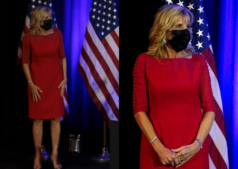 Jill Biden plijenila pozornost u haljini kakvu se ne bi posramila nositi ni Brigitte Macron