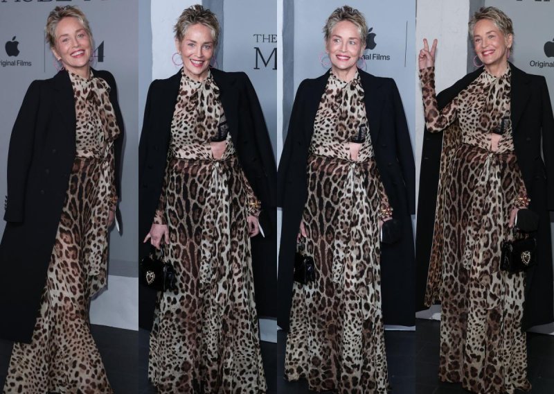 Sharon Stone u leopard haljini koja otkriva puno više nego što se čini