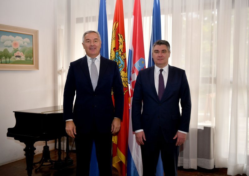 Milanović i Đukanović na Pantovčaku razgovarali o stanju u regiji