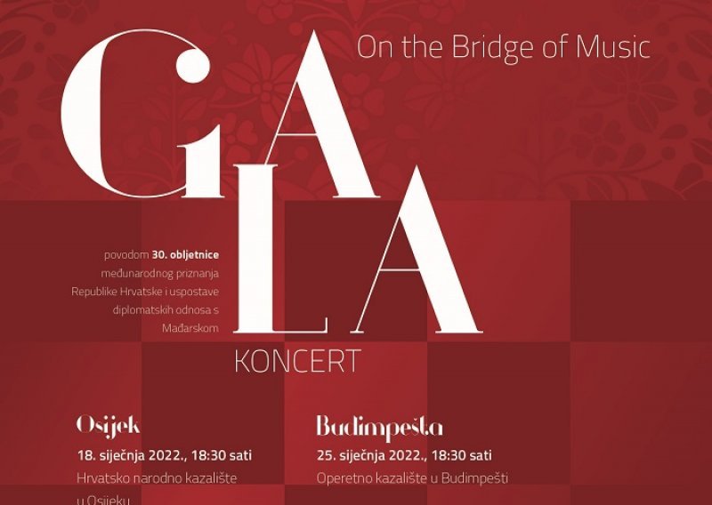U osječkom HNK Gala koncert – On the Bridge of Music