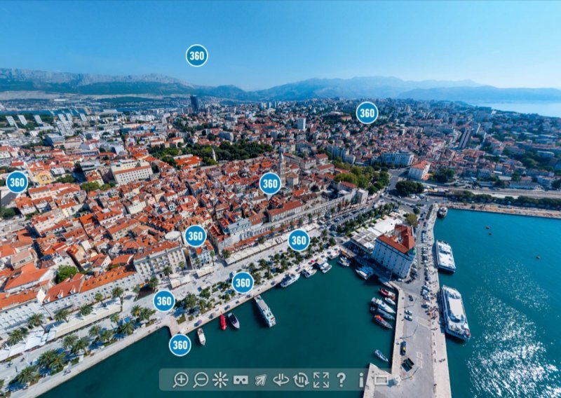 Split dobio virtualnu šetnju, stiže i gradski suvenir s novim znakom
