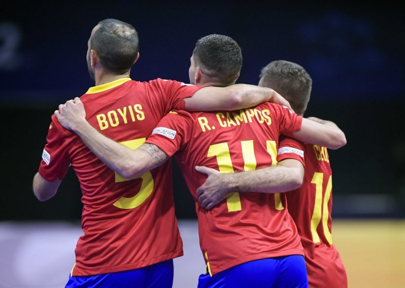 [FOTO] Na Euru u futsalu rastužili su Hrvatsku, ali sada je njihova bajka okončana; Španjolci nisu imali milosti