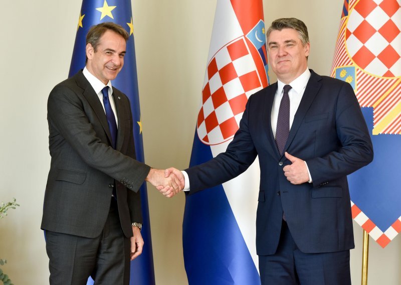 [FOTO] Milanović razgovarao s grčkim premijerom Mitsotakisom