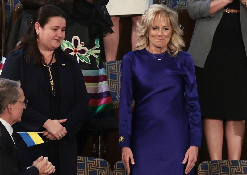 Američka prva dama svojom je modnom kombinacijom iskazala podršku narodu Ukrajine