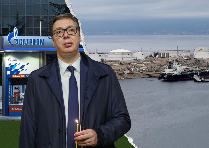 Srbija gotovo potpuno ovisi o nafti iz Hrvatske: Sankcije, terminal u Omišlju i Gazpromovo vlasništvo nad NIS-om Vučića će skupo koštati