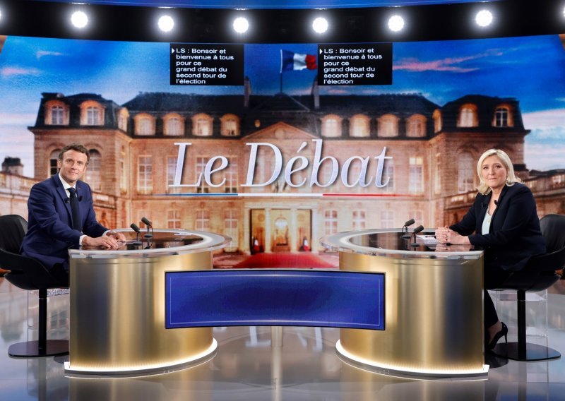 Ankete predviđaju Macronovu pobjedu iako je Le Pen 'uglađenija i staloženija'