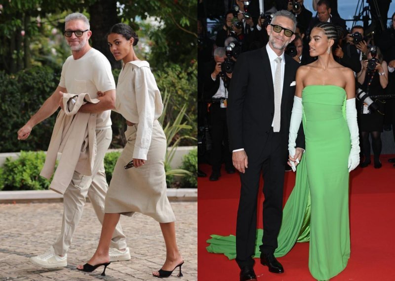 Modno usklađeni u Cannesu: Vincent Cassel i njegova 30 godina mlađa supruga znaju kako privući pozornost