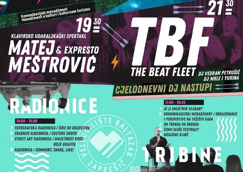 Posjetite Festival kulture i komunikacija uz besplatan koncert TBF-a 4. lipnja u Zaprešiću