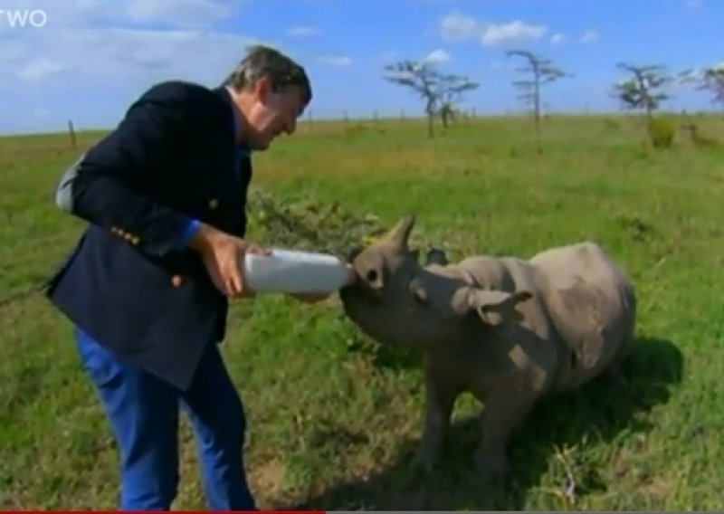 Evo kako se hrani nosorog na bočicu