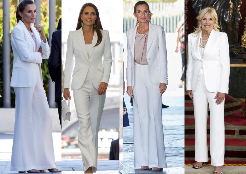 Kada znaju da moraju modno briljirati poznate dame uvijek nose ovaj bezvremenski modni komad: Ništa ne djeluje tako moćno i elegantno kao bijelo odijelo