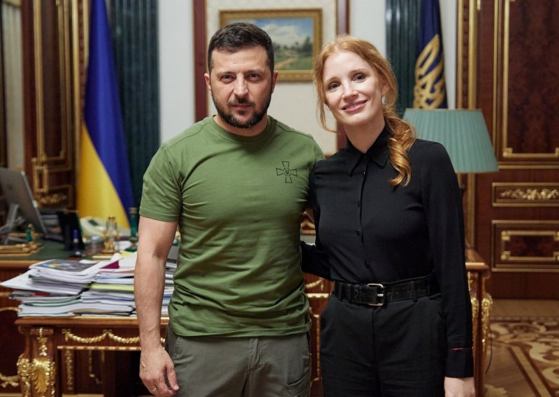 Ona se rata ne boji: Slavna američka glumica posjetila ukrajinskog predsjednika Zelenskog
