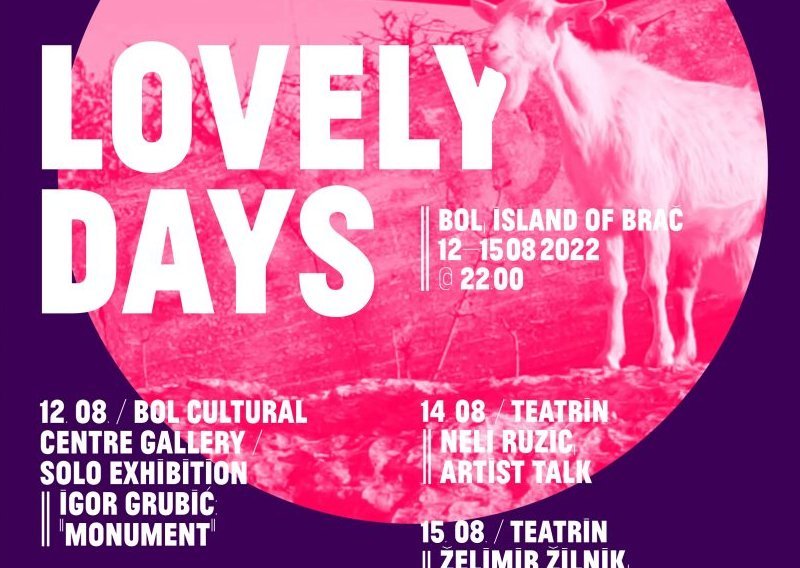 Sutra započinje festival vizualne umjetnosti i filma 'Lovely Days' u Bolu