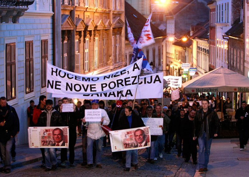 Prosvjed u Zagrebu doživio debakl