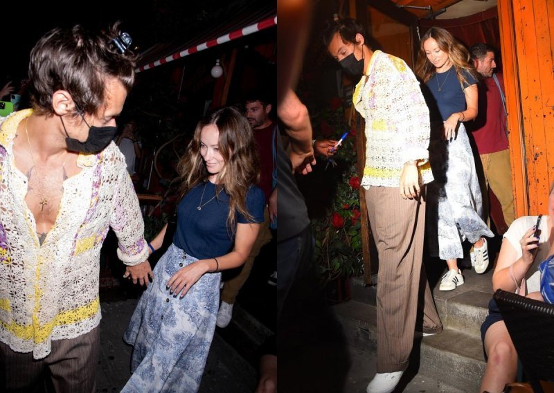 Ne odvajaju se jedno od drugoga: Olivia Wilde i Harry Styles uživali u večernjem izlasku