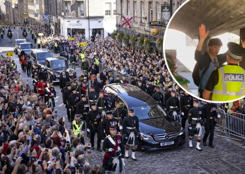 [VIDEO] Nije se dobro proveo: Tijekom prolaza povorke vikao da je princ Andrew 'stari bolesnik', ubrzo oboren na pod i uhićen