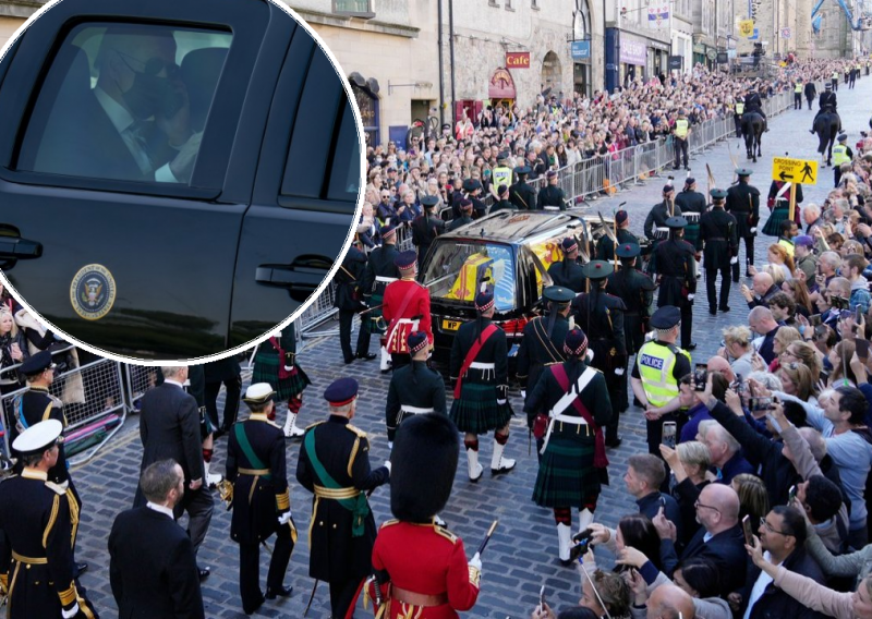 Sve više državnika odbija VIP autobuse za kraljičin sprovod i zahtijeva Bidenov tretman; on stiže u 'Zvijeri'