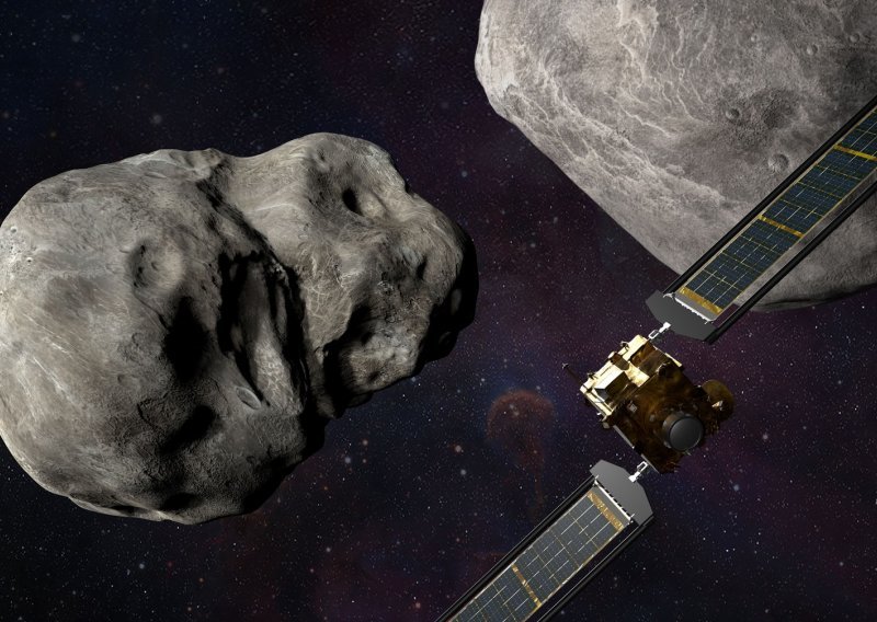 Teleskopi Hubble i James Webb snimili su sudar letjelice DART i udaljenog asteroida